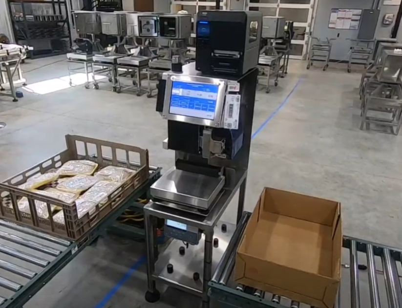 Static Weigh Price Labeling Maximizing Floor Space And Efficiency Lynx Labeling 9913